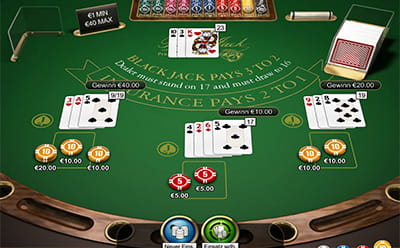 Die Netent 3 Box Variante vom klassischen Blackjack im Thunder Casino