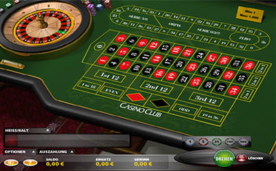 Mit European Roulette findest du die Standardversion des Kesselspiels im CasinoClub